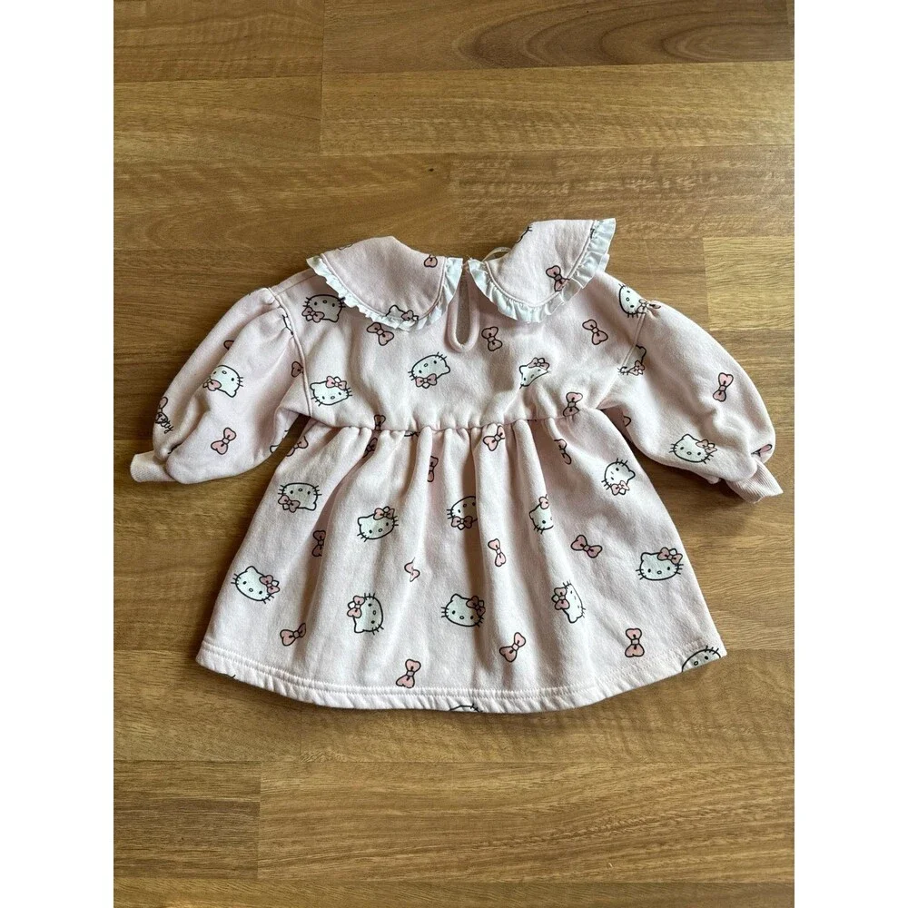 Hello Kitty H&M Sweater with peter pan ruffle collar
